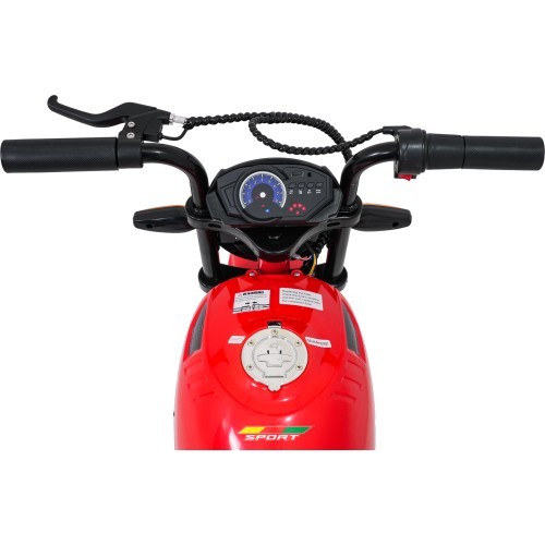 Elektriskais motocikls SUPERMOTO, sarkans