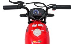 Elektriskais motocikls SUPERMOTO, sarkans