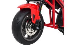 Elektriskais motocikls SUPERMOTO, sarkans
