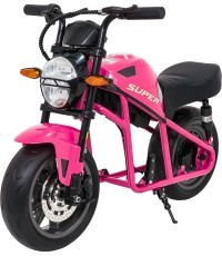 Электрический мотоцикл SUPERMOTO, розовый