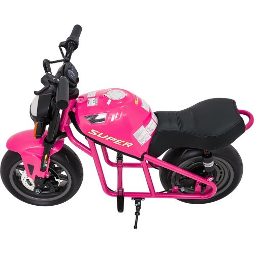 Elektriskais motocikls SUPERMOTO, rozā