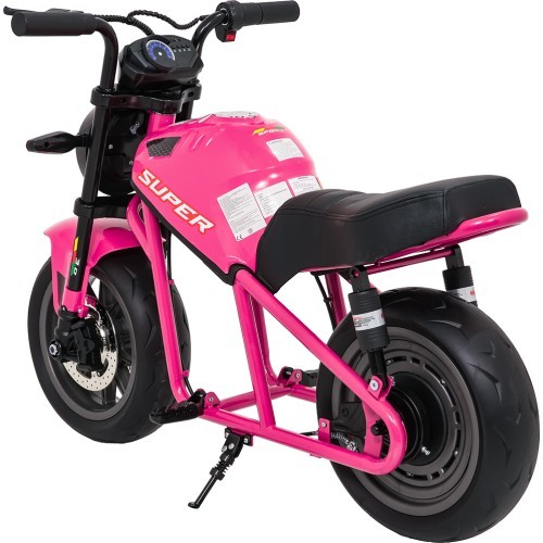 Elektriskais motocikls SUPERMOTO, rozā