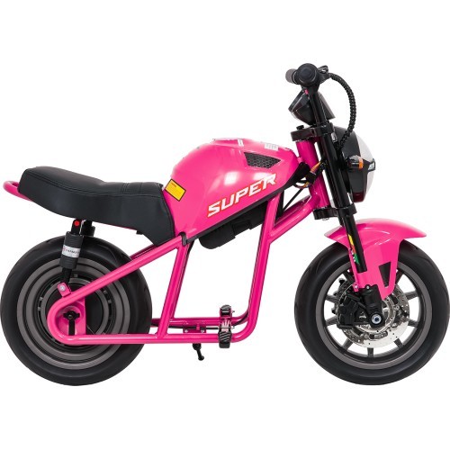 Elektriskais motocikls SUPERMOTO, rozā