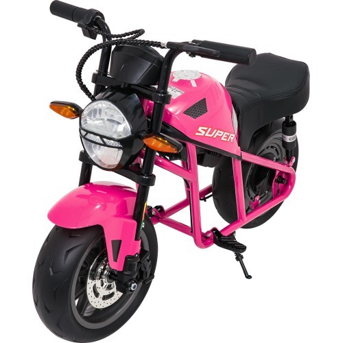 Elektriskais motocikls SUPERMOTO, rozā