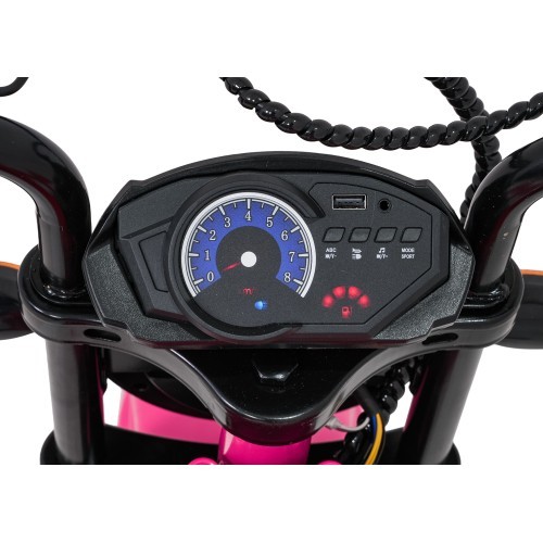 Elektriskais motocikls SUPERMOTO, rozā