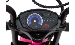 Elektriskais motocikls SUPERMOTO, rozā