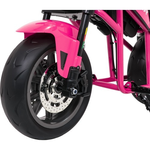 Elektriskais motocikls SUPERMOTO, rozā
