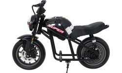 Elektriskais motocikls Supermoto, melns