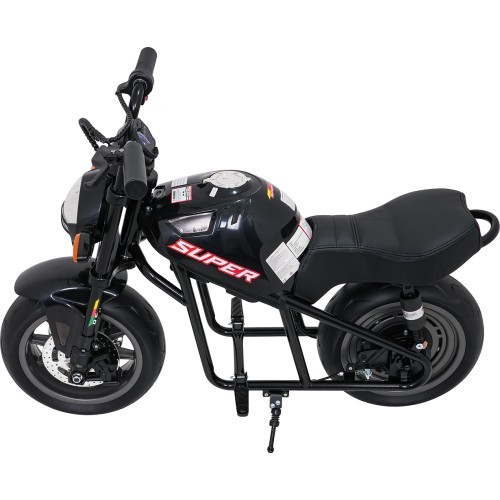 Электрический мотоцикл Supermoto, чёрный