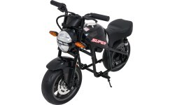 Elektriskais motocikls Supermoto, melns