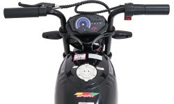 Elektriskais motocikls Supermoto, melns