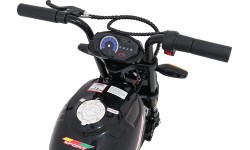 Elektriskais motocikls Supermoto, melns