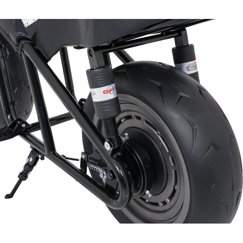 Elektriskais motocikls Supermoto, melns