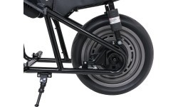 Elektriskais motocikls Supermoto, melns