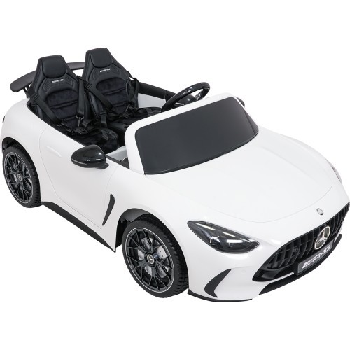 Elektromobilis Mercedes Benz GT63 AMG balts