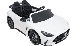Elektromobilis Mercedes Benz GT63 AMG balts