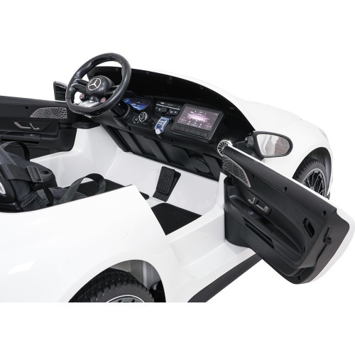 Elektromobilis Mercedes Benz GT63 AMG balts