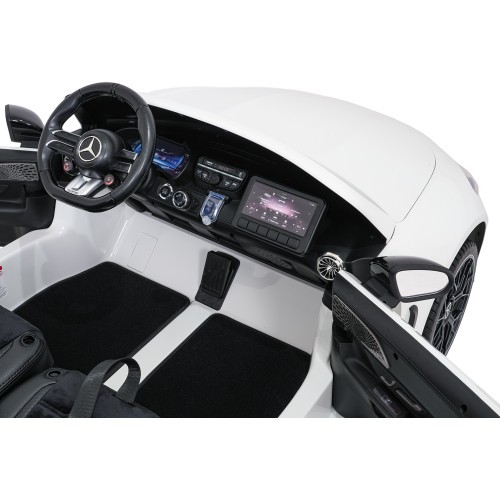 Elektromobilis Mercedes Benz GT63 AMG balts