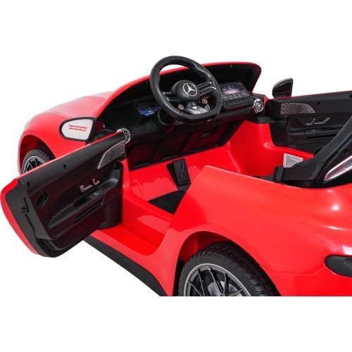 Elektromobilis Mercedes Benz GT63 AMG, sarkans