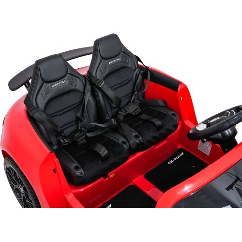 Elektromobilis Mercedes Benz GT63 AMG, sarkans