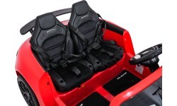 Elektromobilis Mercedes Benz GT63 AMG, sarkans