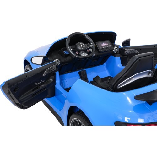 Elektromobilis Mercedes Benz GT63 AMG, zils