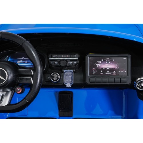 Elektromobilis Mercedes Benz GT63 AMG, zils