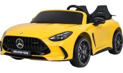 Электромобиль Mercedes Benz GT63 AMG, жёлтый