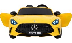 Электромобиль Mercedes Benz GT63 AMG, жёлтый