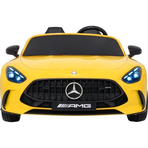 Электромобиль Mercedes Benz GT63 AMG, жёлтый