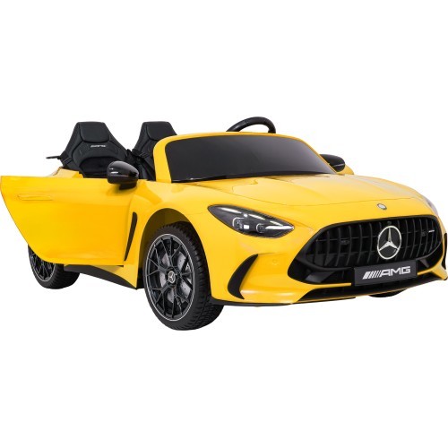 Электромобиль Mercedes Benz GT63 AMG, жёлтый