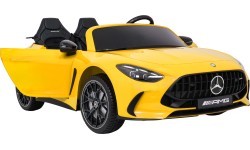 Электромобиль Mercedes Benz GT63 AMG, жёлтый