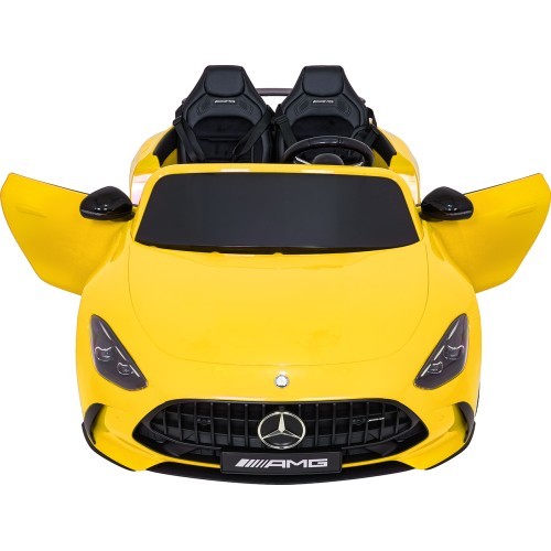 Электромобиль Mercedes Benz GT63 AMG, жёлтый
