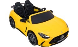 Elektromobilis Mercedes Benz GT63 AMG, dzeltens