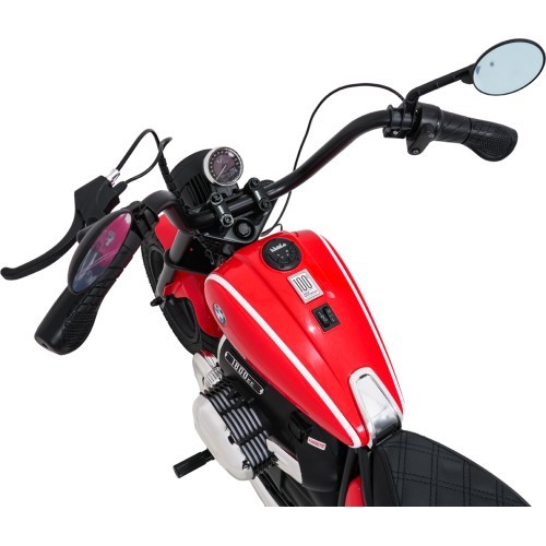 Elektriskais motocikls BMW R18, sarkans