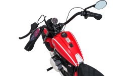 Электромотоцикл BMW R18, красный
