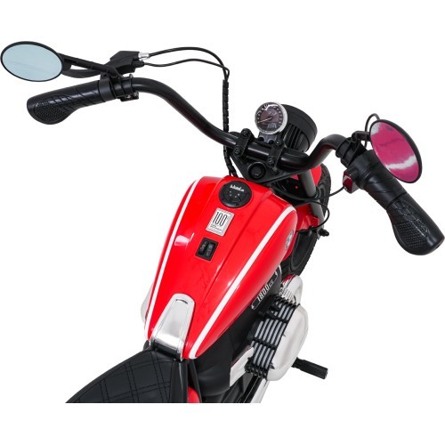 Elektriskais motocikls BMW R18, sarkans