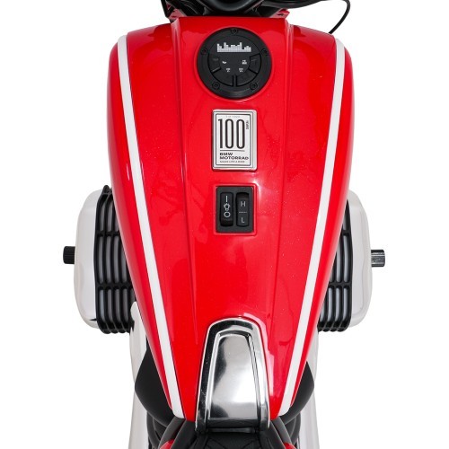 Электромотоцикл BMW R18, красный