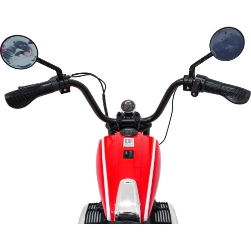 Elektriskais motocikls BMW R18, sarkans
