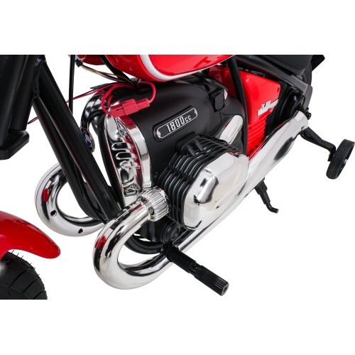 Электромотоцикл BMW R18, красный