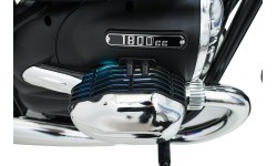 Bērnu elektromobilis BMW R18, melns