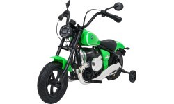 Elektriskais motocikls BMW R18, zaļš