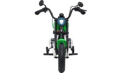 Elektriskais motocikls BMW R18, zaļš