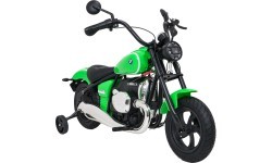 Elektriskais motocikls BMW R18, zaļš