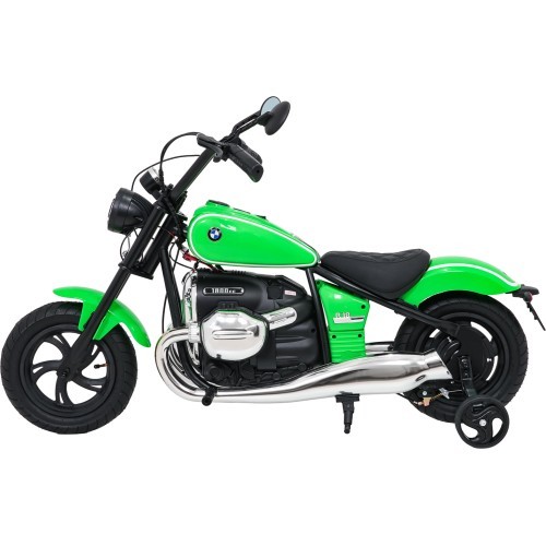 Электромотоцикл BMW R18, зелёный