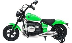 Электромотоцикл BMW R18, зелёный