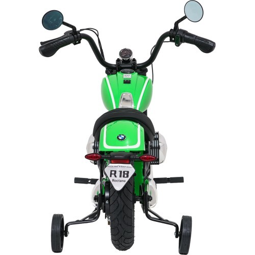 Электромотоцикл BMW R18, зелёный