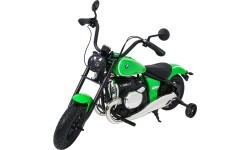 Elektriskais motocikls BMW R18, zaļš