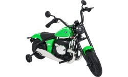 Elektriskais motocikls BMW R18, zaļš