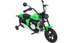 Elektriskais motocikls BMW R18, zaļš